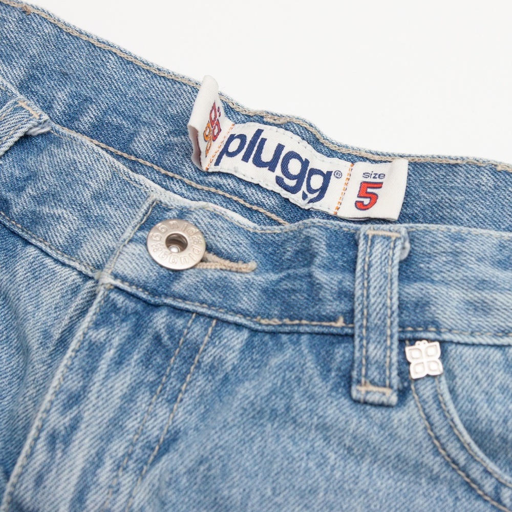 Plugg Jean Distressed Shorts - Picture 2 of 7